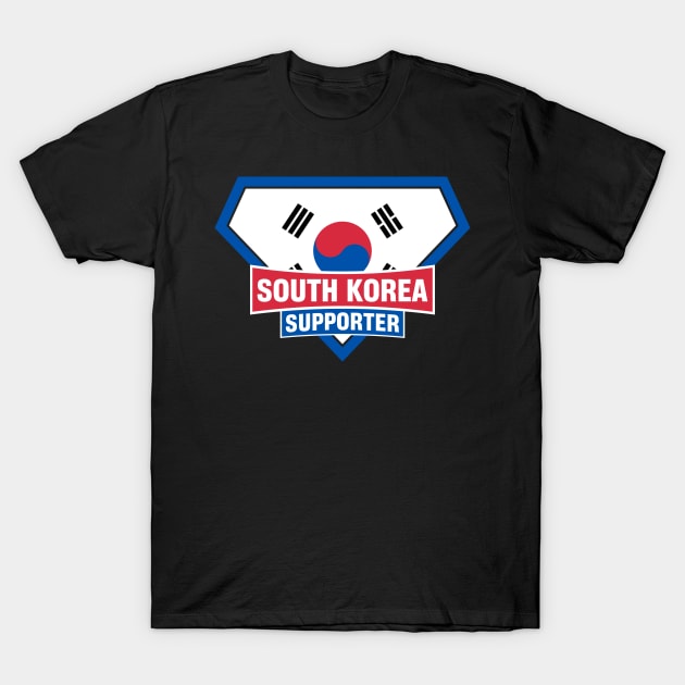 South Korea Super Flag Supporter T-Shirt by ASUPERSTORE